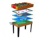   5 az 1-ben multifunkciós játék asztal (csocsó, léghoki, biliárd, bowling, ping-pong - asztali tenisz)
