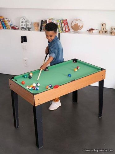 5 az 1-ben multifunkciós játék asztal (csocsó, léghoki, biliárd, bowling, ping-pong és asztali tenisz játékasztal)