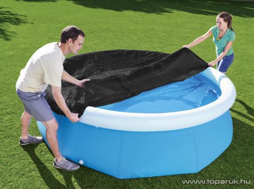 Bestway Kréta Medence védőtakaró, takaró fólia 244 cm átmérőjű puhafalú medencéhez