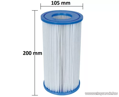 Bestway FFH 017 szűrőbetét III., szűrőpatron 4-6 m3 /óra vízszűrőkhöz