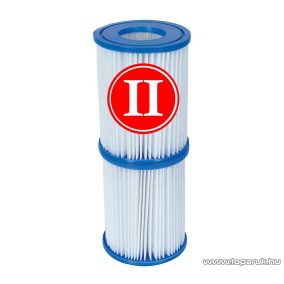   Bestway FFH 019 szűrőbetét II., szűrőpatron 2 m3 /óra vízszűrőkhöz, 2 db / csomag