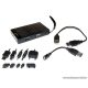 carXpert EMC-001 Napelemes multitöltő (univerzális mobiltelefon / navigáció töltő) USB foglalattal