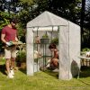 GardenStar Polcos fóliasátor, melegház 8 db polccal, 140 x 140 x 200 cm