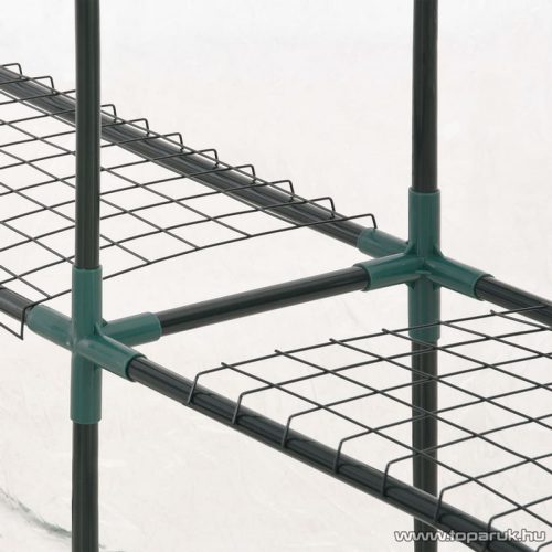 GardenStar Polcos fóliasátor, melegház 8 db polccal, 140 x 140 x 200 cm