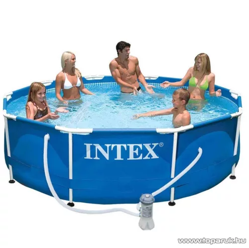 Intex Fémvázas kerti medence vízforgatóval, 305 x 76 cm