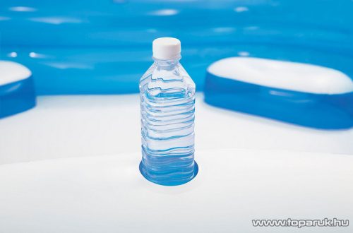 Intex Háttámlás családi medence, kerti medence ülésekkel, 229 x 229 x 66 cm