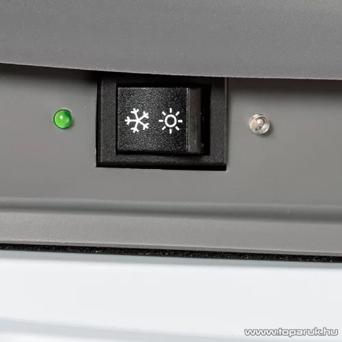 Adventuridge KB2019 30L ECO Hálózati / autós elektromos hűtőtáska fűtés funkcióval, kék-szürke