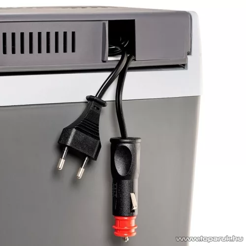 Adventuridge KB2019 30L ECO Hálózati / autós elektromos hűtőtáska fűtés funkcióval, kék-szürke