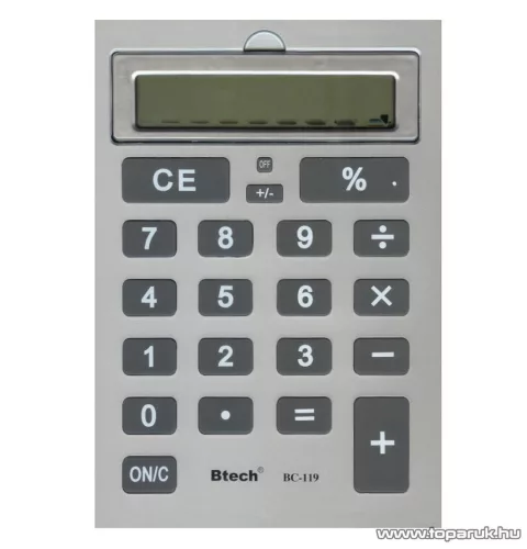 Btech BC 119 A4-es méretű számológép - megszűnt termék: 2015. szeptember
