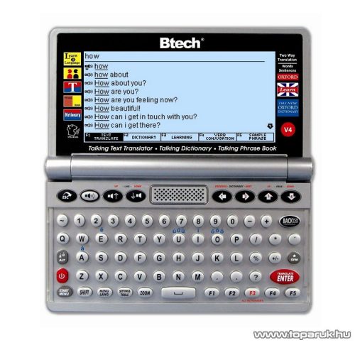 Btech Vocal V4 angol - magyar beszéló szótárgép és fordítógép - megszűnt termék: 2015. október