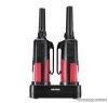 Brondi FX-332 TWIN adó-vevő készülék, fekete színű, 12 km walky talky