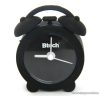 Btech BA-01 Mini szilikon ébresztő óra, fekete