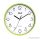 Btech BH-190 Falióra, 25 cm, világoszöld keretes, fehér számlapos