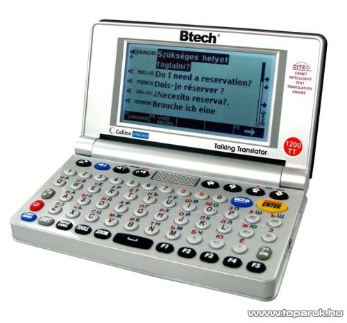 Btech VOCAL 1200 TT 12 nyelvű beszélő szótárgép - megszűnt termék: 2015. október