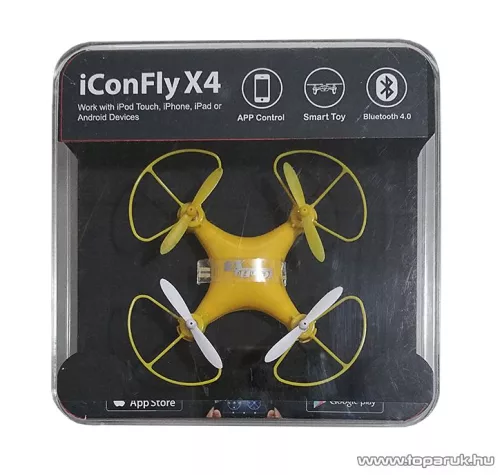 Btech BD-255 Bluetooth mini drone drón (okostelefonról vezérelhető mini quadrocopter)
