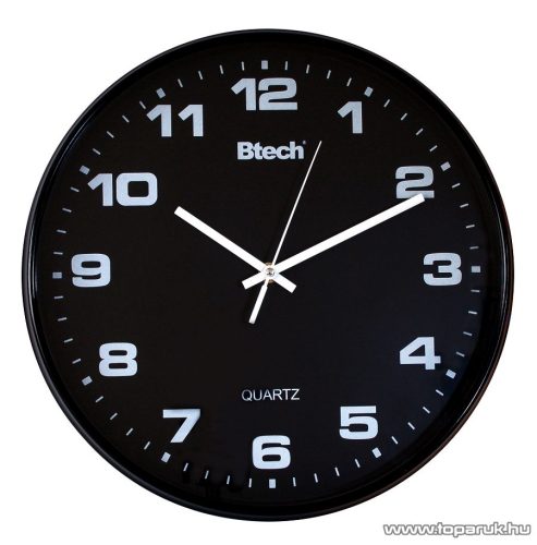 Btech BH-110 Falióra, 32 cm, fekete számlapos