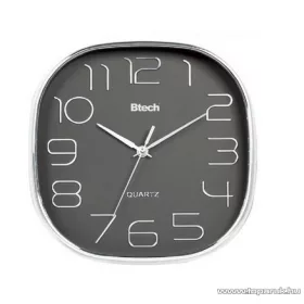   Btech BH-150 Falióra, 28 cm, fém keretes, szürke számlapos