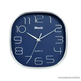   Btech BH-160 Falióra, 28 cm, fém keretes, sötétkék számlapos