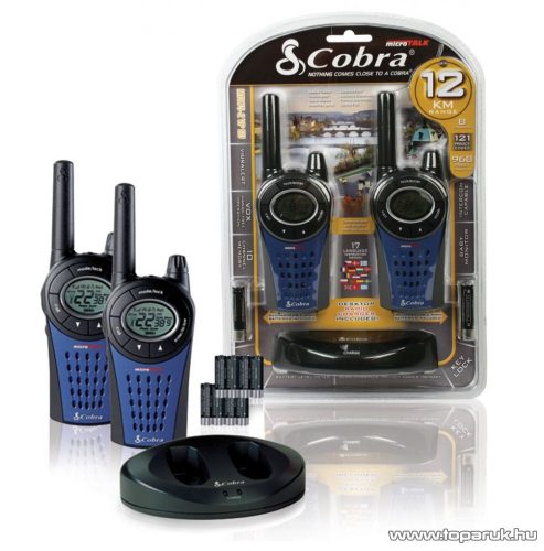 Cobra MT 975C PMR rádió adóvevő, 12 km-es walkie-talkie
