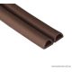 Steck SAD 100B Ablaktömítő, D profil, barna színű, 100 m hosszú (60000015)