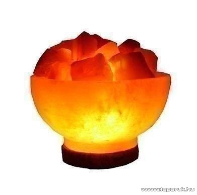 Steck SSL 04 TŰZKEHELY sókristálylámpa (sólámpa), 2-4 kg tömegű sókristály, 15 W-os izzóval