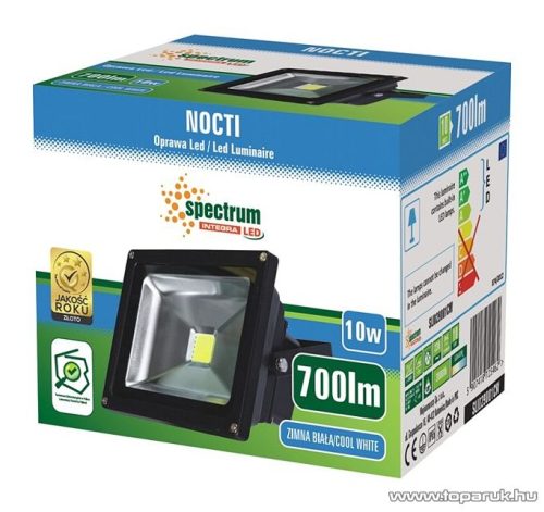 NOCTI Spectrum SLI029001CW Slim kivitelű kültéri COB LED-es fényvető, 10W, hideg fehér fénnyel (32051028)