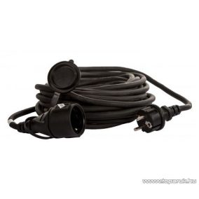   Steck SHL 10 Védőérintkezős kültéri lengő hosszabbító kábel zárófedéllel, 10 m, fekete (11014001)