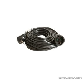   Steck SHL 20B Védőérintkezős hálózati hosszabbító, fekete, 20 m (11015009)