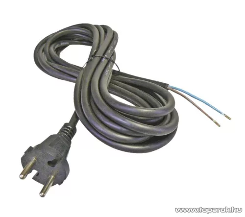 Steck SHL 2153 H05RR-F 2x1,5 Flexo gumi kábel, fekete, 3 m (11150009)