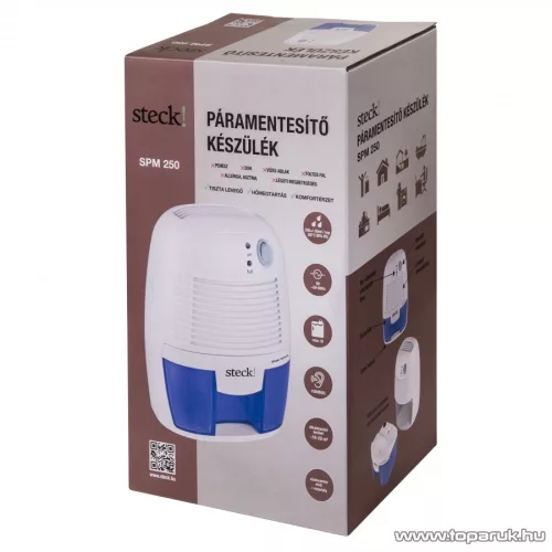 Steck SPM 250 Páramentesítő, párátlanító és légtisztító, 0,5 l / nap, 21 W (60000025)