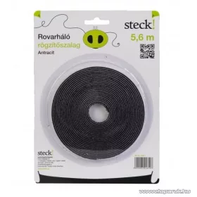   Steck SRSZ 1 Öntapadós rovarháló, szúnyogháló rögzítő szalag, atracit (45000012)