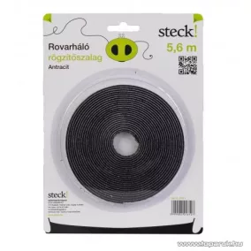   Steck SRSZ 1 Öntapadós rovarháló, szúnyogháló rögzítő szalag, atracit (45000012)