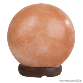  Steck SSL 05 Himalája hegyi sókristálylámpa (sólámpa), 3-4 kg tömegű sókristály (csiszolt labda alak), 15 W-os izzóval