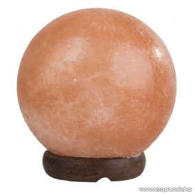   Steck SSL 05 Himalája hegyi sókristálylámpa (sólámpa), 3-4 kg tömegű sókristály (csiszolt labda alak), 15 W-os izzóval