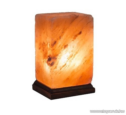 Steck SSL 08 Himalája hegyi sókristálylámpa (sólámpa), 4 kg tömegű sókristály (tégla alakú test), 15 W-os izzóval