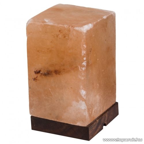 Steck SSL 08 Himalája hegyi sókristálylámpa (sólámpa), 4 kg tömegű sókristály (tégla alakú test), 15 W-os izzóval