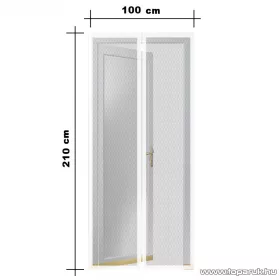   Steck SRM 100N Mosható szúnyogháló függöny ajtóra, mágnessel záródó, 100 x 210 cm (mágneses szúnyogháló), NAPRAFORGÓS mintával