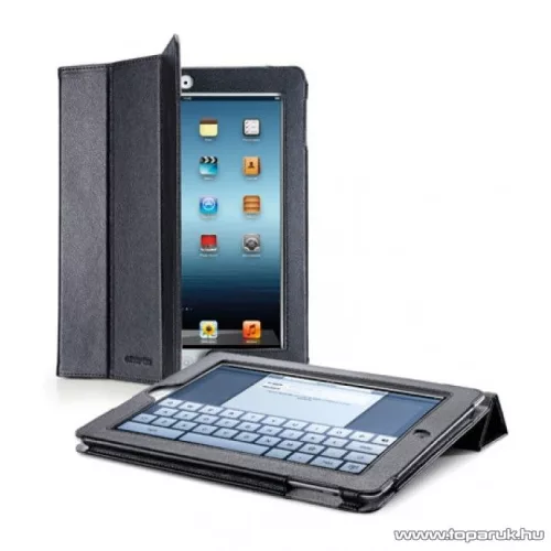 Cellular Line VISION ESSENTIAL Apple iPad 2 és iPad 3 tablet bőrtok, fekete