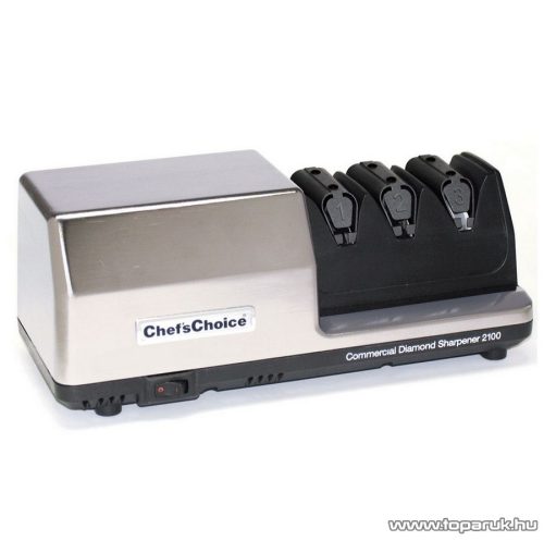 Chef's Choice 2100 Profi, motoros késélező gyémánt kerekekkel