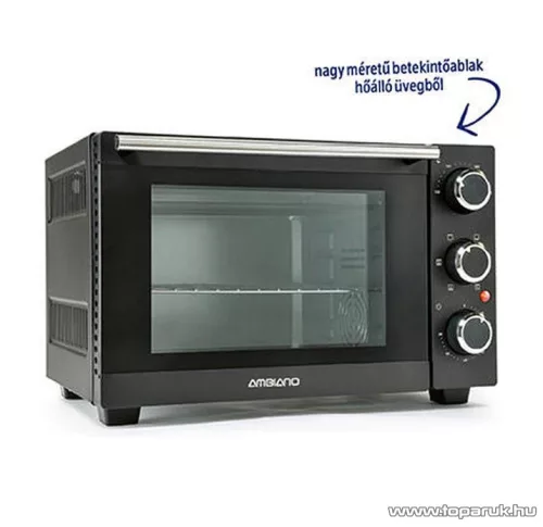 Ambiano OVN21 Mini légkeveréses grillsütő, minisütő, pizzasütő, 1200 W / 15 liter