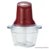 Ambiano 21477903/RD Elektromos üvegtálas konyhai aprító, 500 W, 500 ml, bordó piros