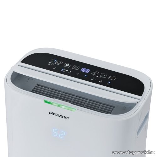 (BONTOTT / 828345) Ambiano DH23 elektromos kompresszoros páramentesítő, párátlanító LED kijelzővel, 420W, 20 liter / nap