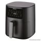 Ambiano GT-AF-08 XXL Digitális érintőgombos forrólevegős olaj nélküli légkeveréses Air Fryer sütő, olajsütő, fritőz, 5.5 literes, 1700 W