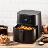 Ambiano GT-AF-08 XXL Digitális érintőgombos forrólevegős olaj nélküli légkeveréses Air Fryer sütő, olajsütő, fritőz, 5.5 literes, 1700 W