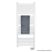 Easy Home MD 10629 Elektromos multifunkciós fali fürdőszoba radiátor, termosztátos törölközőszárító, fehér, 500W, 130 x 50 cm