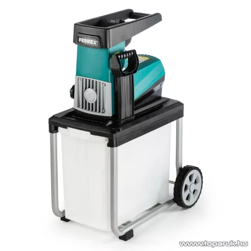 FERREX GSR 2800 Hengerkéses kerti ágaprító (csendes száraprító), 2800W (max. 45 mm ágátmérőig)