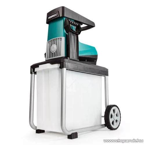 FERREX GSR 2800 Hengerkéses kerti ágaprító (csendes száraprító), 2800W (max. 45 mm ágátmérőig)