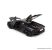 Bburago Lamborghini Aventador LP700-4 Premium Edition részletgazdag fém modell játék autó, mett fekete, 1:18 méretarányú