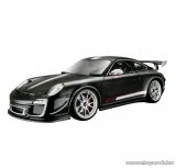   Bburago Porsche 911 GTS RS 4.0 Premium Edition részletgazdag fém modell járék autó, fekete, 1:18 méretarányú