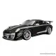 Bburago Porsche 911 GTS RS 4.0 Premium Edition részletgazdag fém modell játék autó, fekete, 1:18 méretarányú